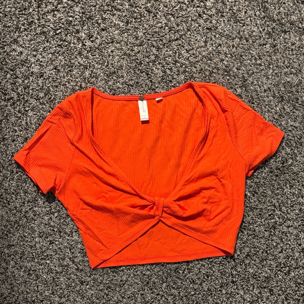 PacSun Orange Crop Top
